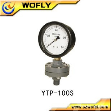 steam boiler silicone oil diaphragm pressure gauge